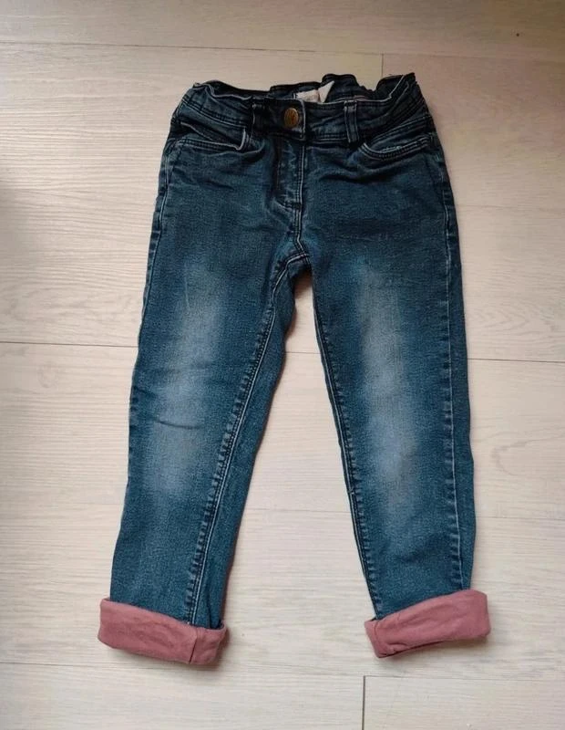 Katoenen voeringjeans 🦄 Maat 4 jaar 🦄 Orchestra – photo 2